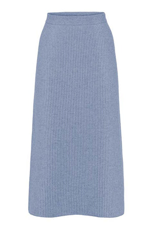 Strickrock in Merino-Wolle | Retro Blue