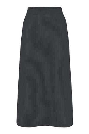 Strickrock in Merino-Wolle | Graphit