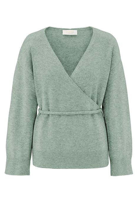 Strickjacke in Merino-Wolle | light Mint