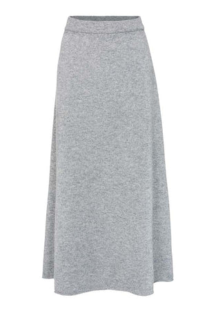 Strickrock in Merino-Wolle | light Grey