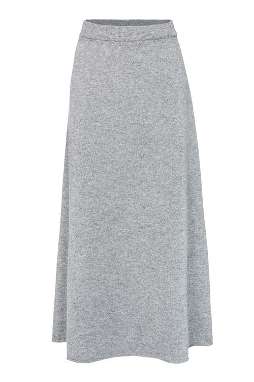 Strickrock in Merino-Wolle | light Grey
