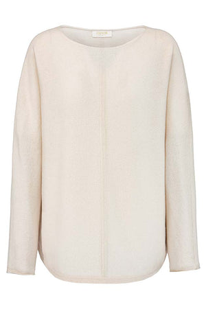 Pullover in Merino-Wolle | Creme