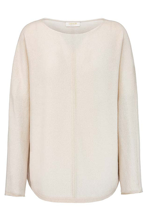 Pullover in Merino-Wolle | Creme