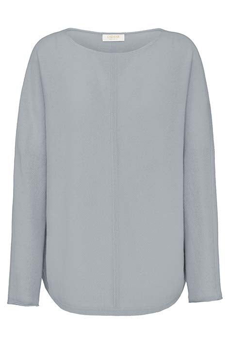 Pullover in Merino-Wolle | light Grey