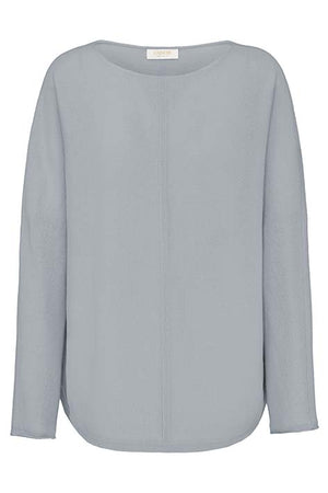 Pullover in Merino-Wolle | light Grey