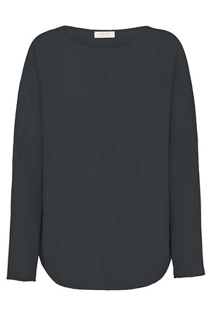 Pullover in Merino-Wolle | Graphit
