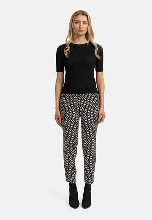 Strickshirt in Glitzergarn | Black