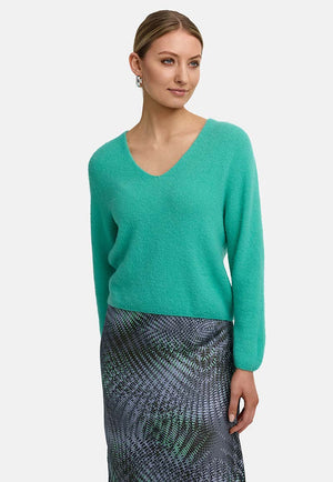 Pullover mit Alpaka | Mint