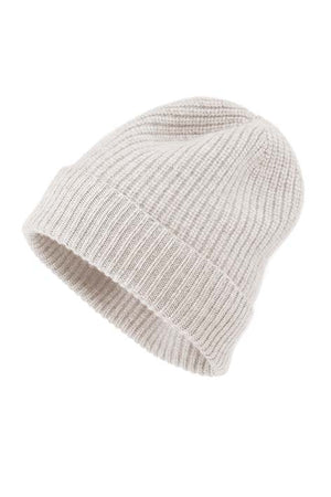Beanie in Merino-Wolle | Creme
