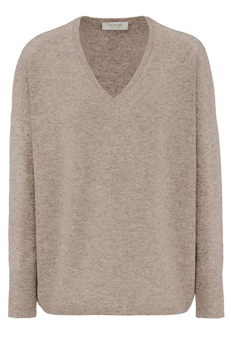 Pullover in Merino-Wolle | Taupe