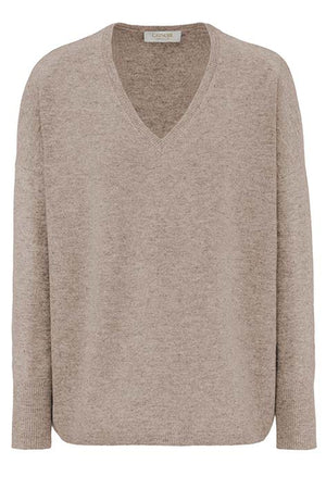 Pullover in Merino-Wolle | Taupe