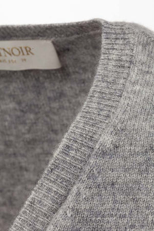 Pullover in Merino-Wolle | light Grey