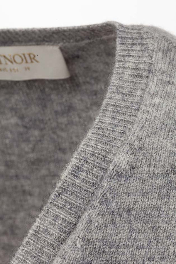 Pullover in Merino-Wolle | light Grey