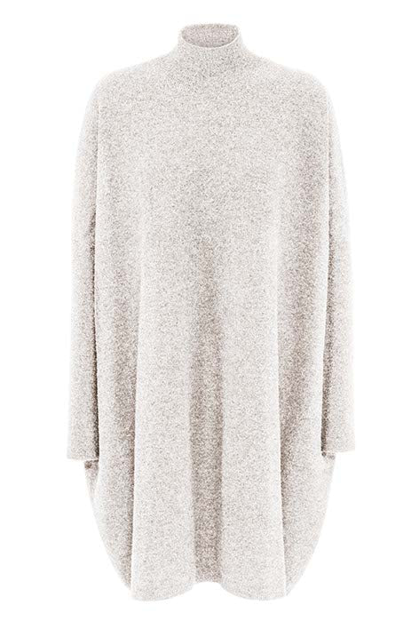 Strickkleid in Merino-Wolle | Creme