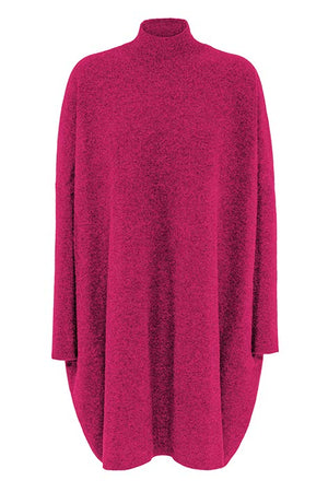 Strickkleid in Merino-Wolle | Pink Berry