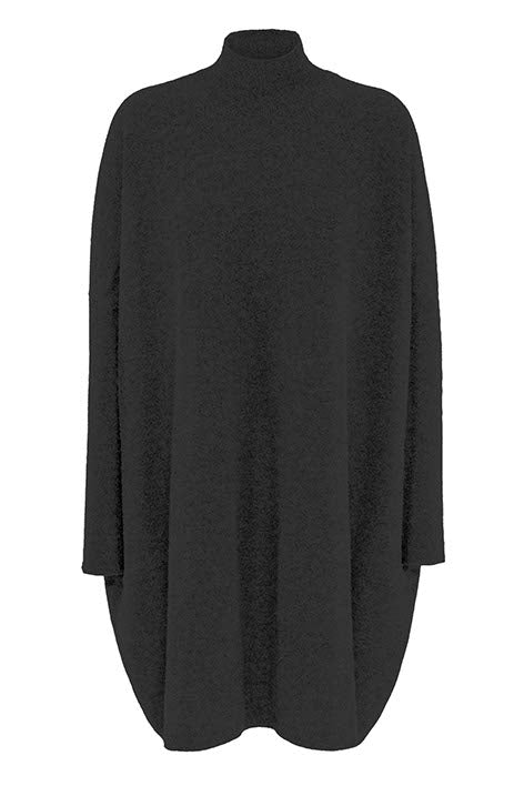 Strickkleid in Merino-Wolle | Black