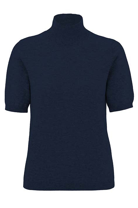 Strickshirt in Merino-Wolle | Navy