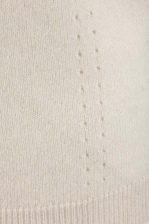 Strickshirt in Merino-Wolle | Creme