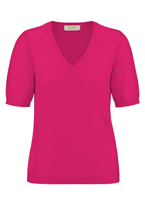 Strickshirt in Merino-Wolle | Pink Berry