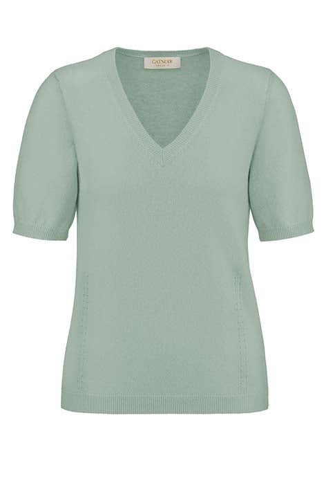 Strickshirt in Merino-Wolle | light Mint