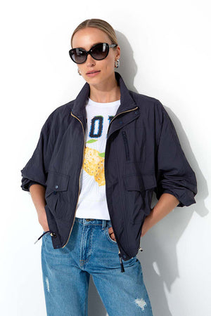 Kurzjacke in Nylon Taft