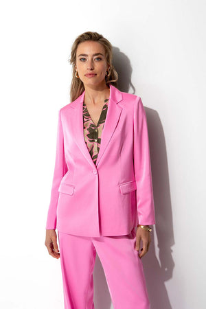 Blazer in Satin | soft pink