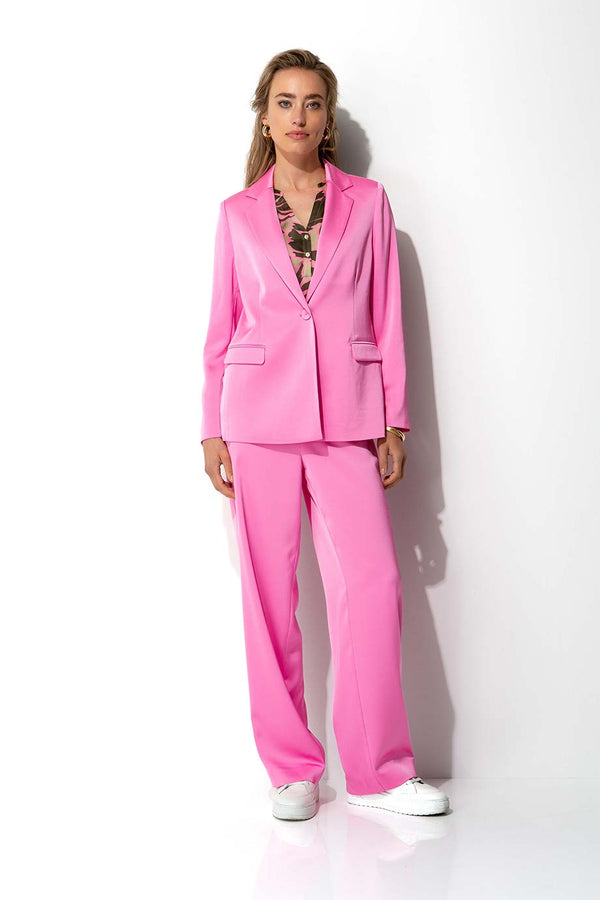 Blazer in Satin | soft pink