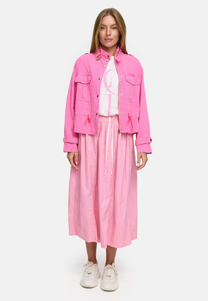 Kurzjacke in Garment Dye | soft pink