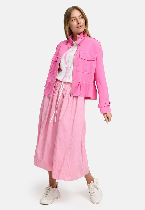 Kurzjacke in Garment Dye