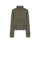 Kurzjacke in Garment Dye