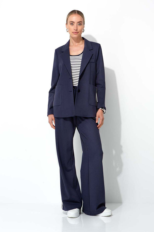Blazer in Heavy Jersey | Navy
