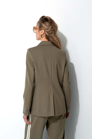 Blazer in Heavy Jersey | Khaki