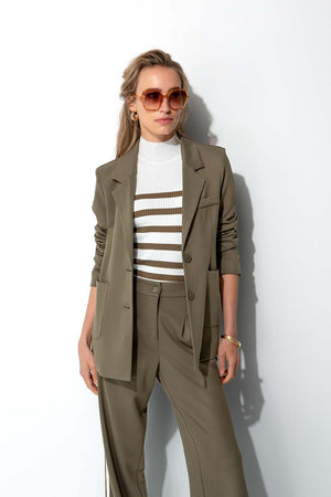 Blazer in Heavy Jersey