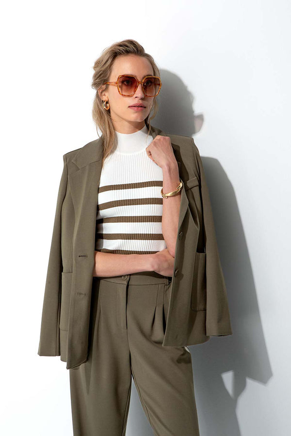 Blazer in Heavy Jersey
