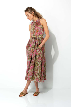Kleid in Cotton Voile mit Print