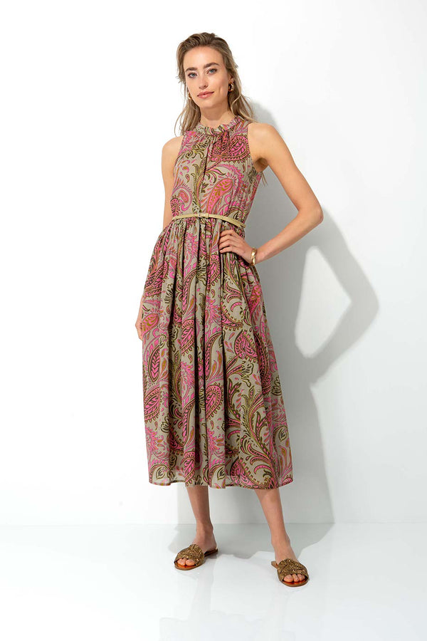 Kleid in Cotton Voile mit Print