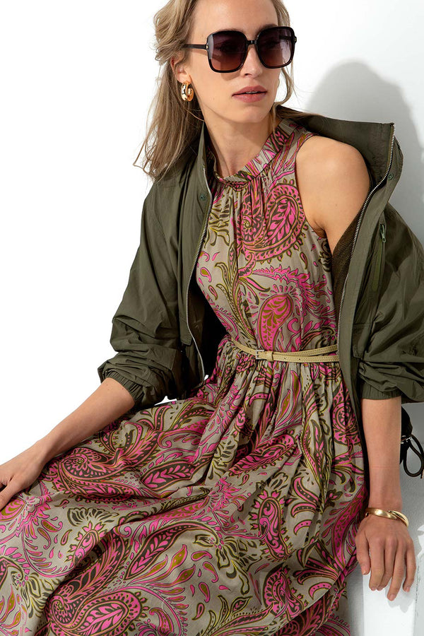 Kleid in Cotton Voile mit Print