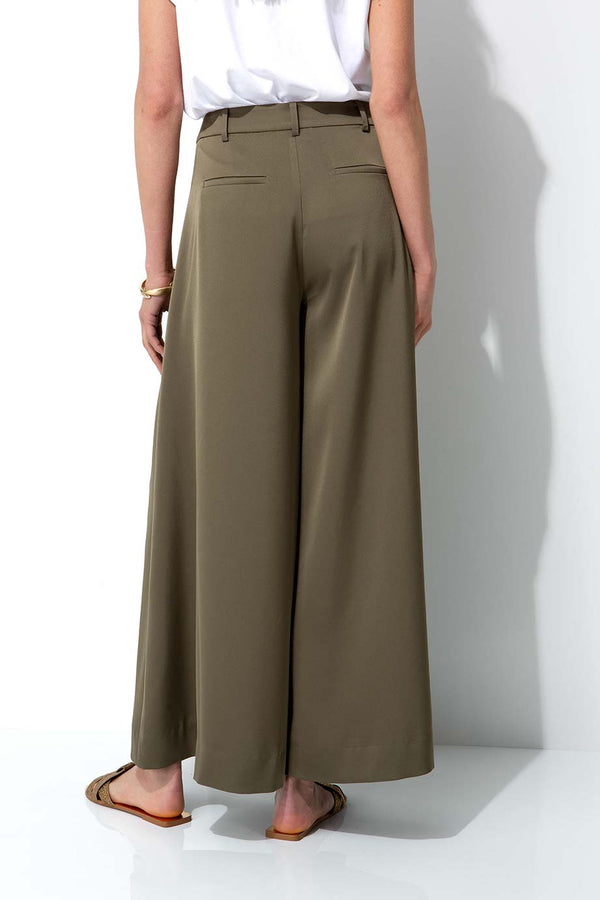 Hose in Satin | Khaki