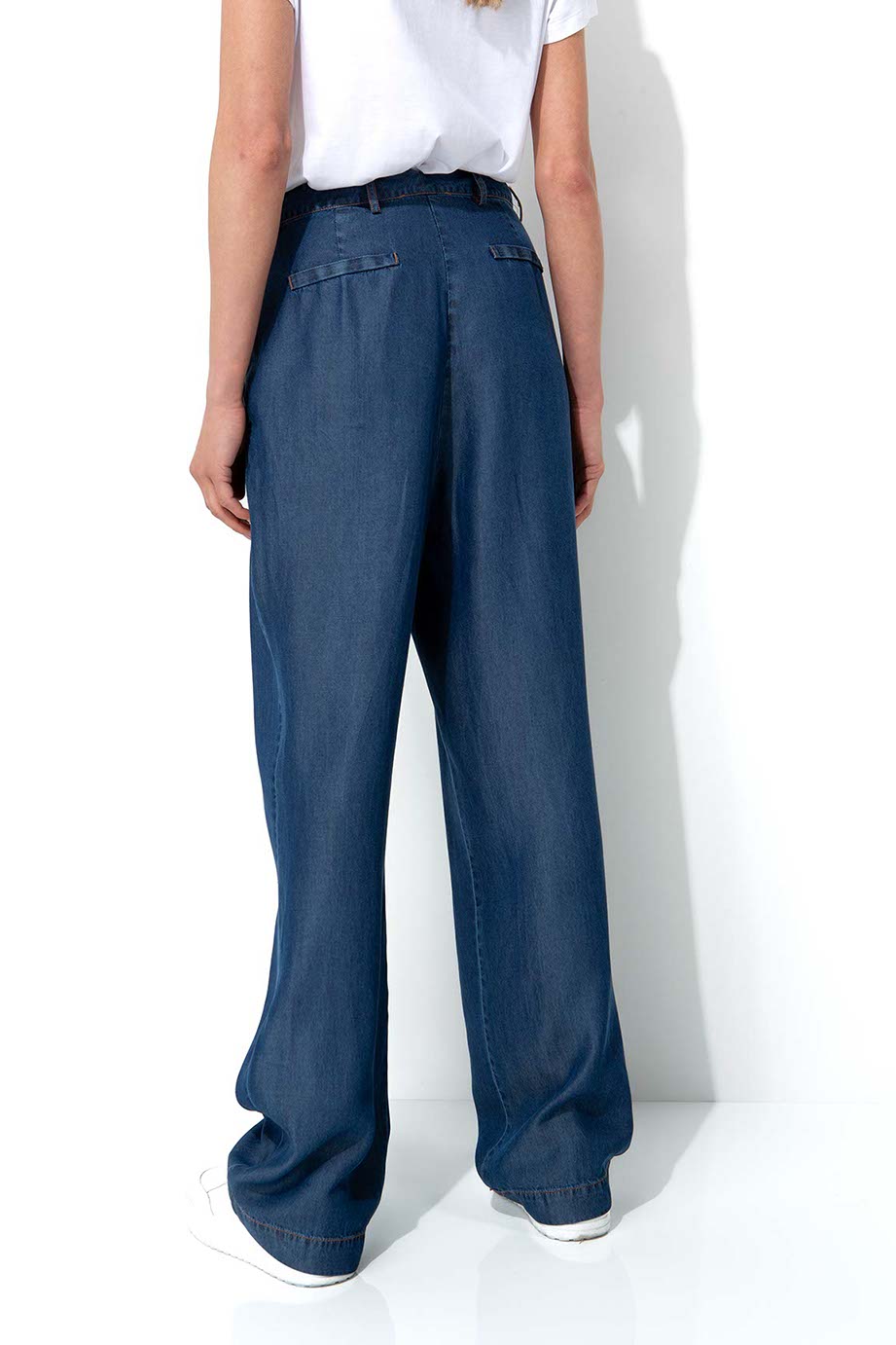 Hose in Lyocell-Denim