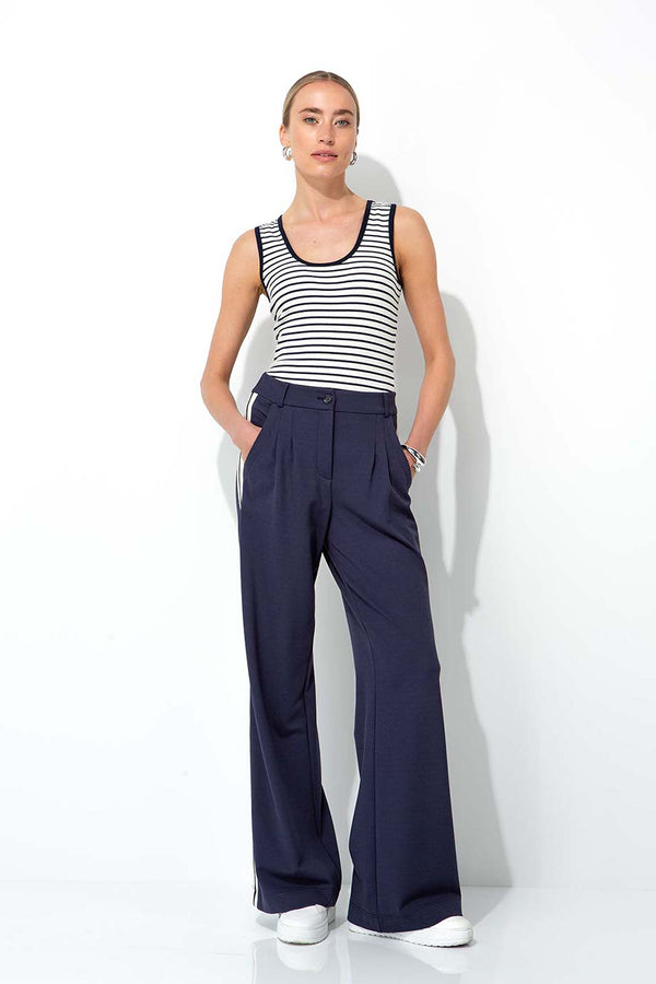 Heavy jersey pants | Navy