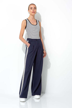 Heavy jersey pants | Navy