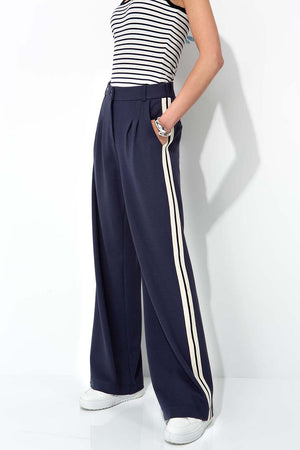 Heavy jersey pants | Navy