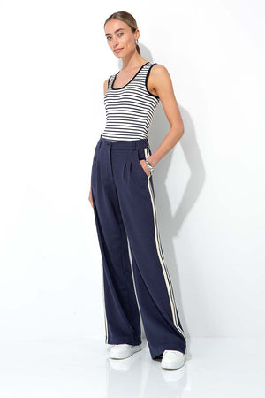 Heavy jersey pants | Navy