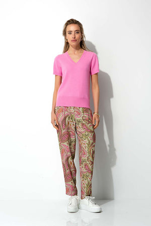 Hose mit Print | Paisley