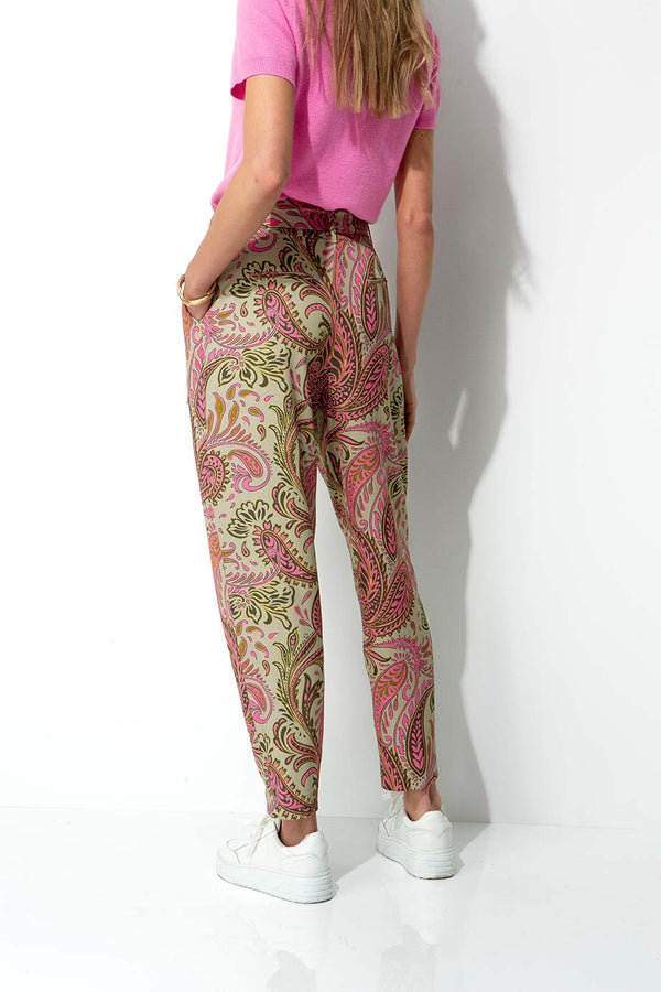 Hose mit Print | Paisley