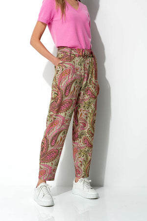 Hose mit Print | Paisley
