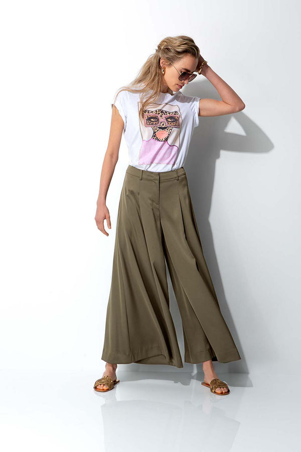 T-Shirt mit Placement Print
