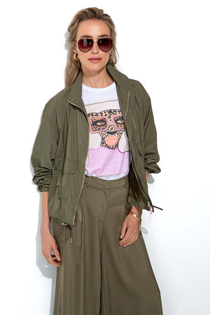 T-Shirt mit Placement Print