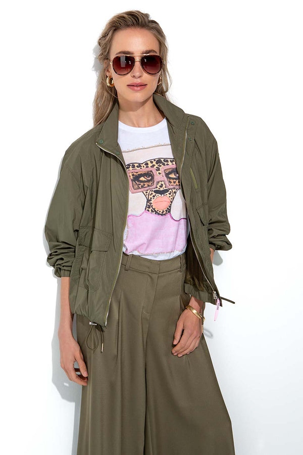 T-Shirt mit Placement Print