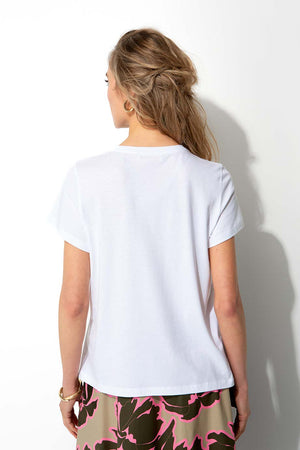 T-Shirt mit Placement Print | Cote D' Azur Cat